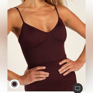 lulus Plum purple bustier midi bodycon dress. Size small never worn